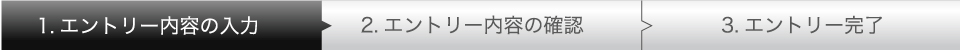 エントリー内容の入力